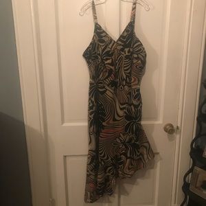 Brown and tan sundress